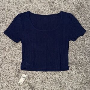aerie navy crop!